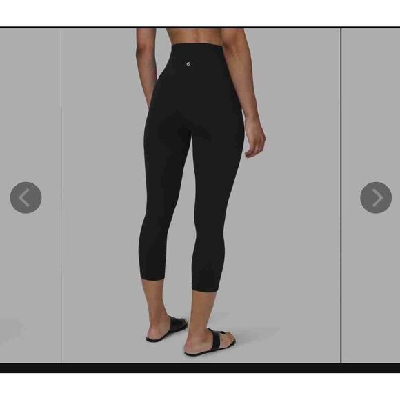 lululemon athletica Pants - Lululemon Align Crop Pants Black  HighWaisted  Size 14
